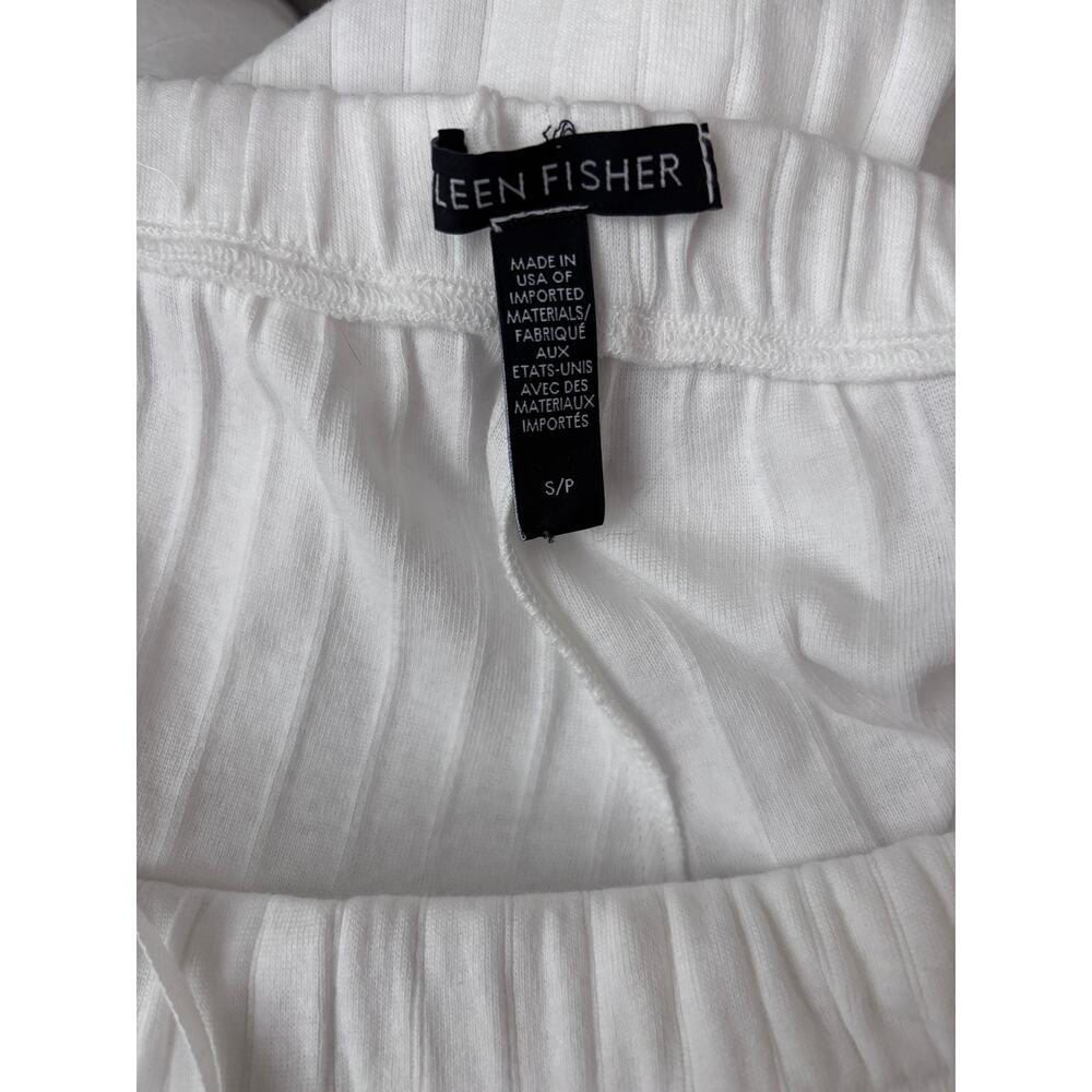 Eileen Fisher - NWOT Organic Cotton Interlock Wide Leg Lounging and Sleep Pant - Picture 4 of 4